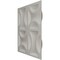 Ekena Millwork 19 5/8in. W x 19 5/8in. H York EnduraWall Decorative 3D Wall Panel Covers 2.67 Sq. Ft. WP20X20YOISG - alternate 5